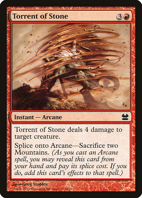 Torrent of Stone (Modern Masters #137)