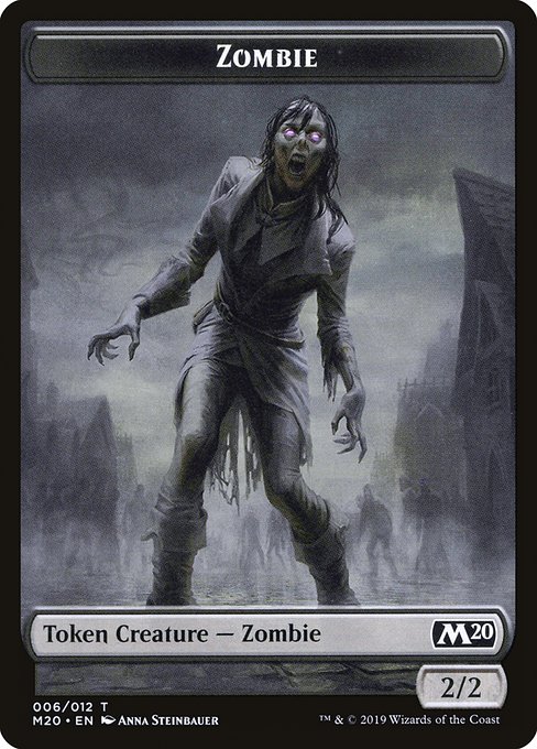 Zombie (Core Set 2020 Tokens #6)