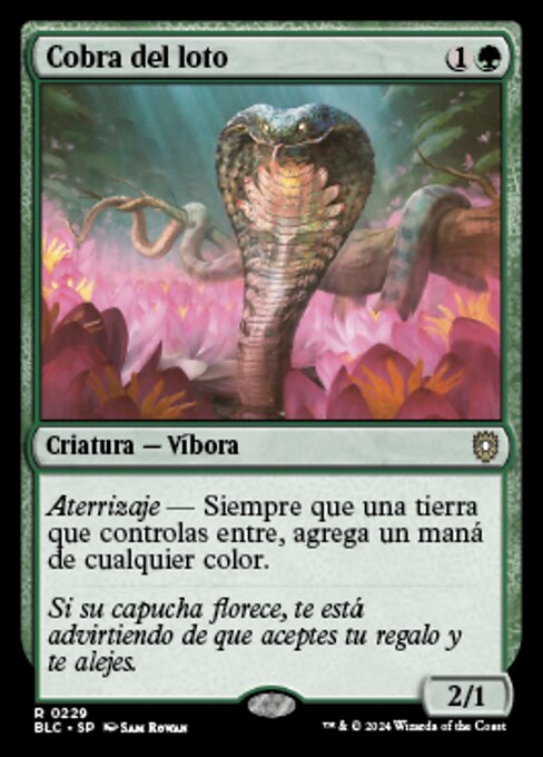 Lotus Cobra (Bloomburrow Commander #229)