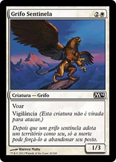 Griffin Sentinel (Magic 2014 #20)