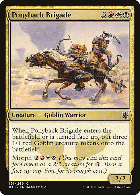 Ponyback Brigade (Khans of Tarkir #191)