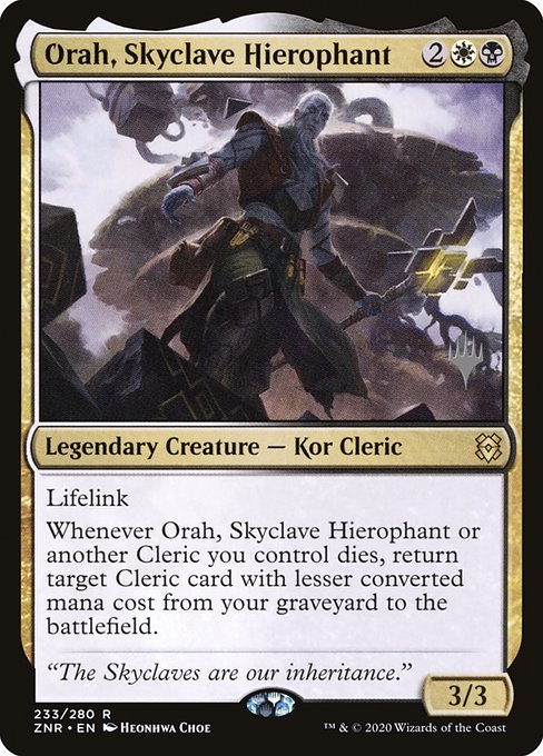 Orah, Skyclave Hierophant (Zendikar Rising Promos #233p)
