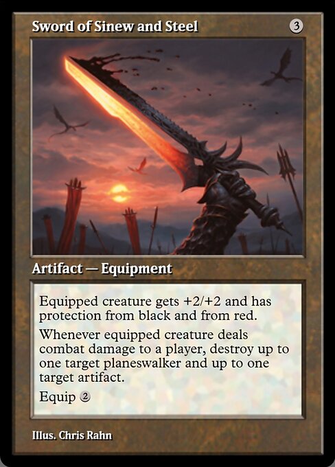Sword of Sinew and Steel (Magic Online Promos #91363)
