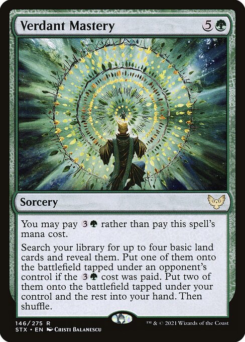 Verdant Mastery (stx) 146 Verdant Mastery (stx) 146