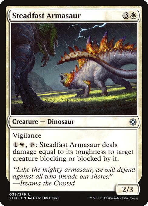 Steadfast Armasaur (Ixalan #39)