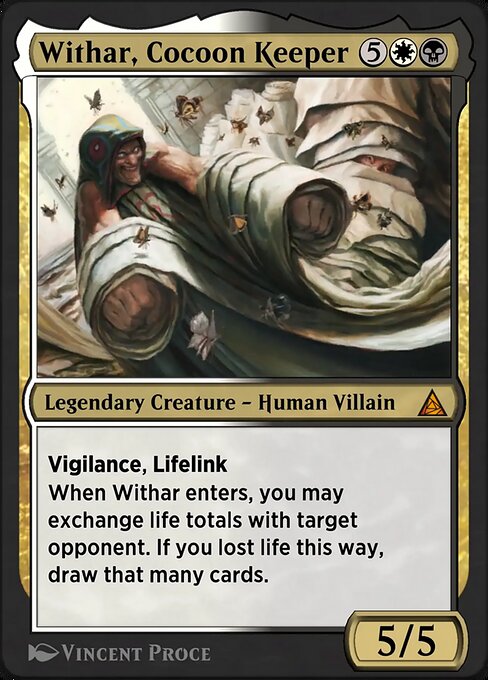 Mister Negative magic the gathering card art