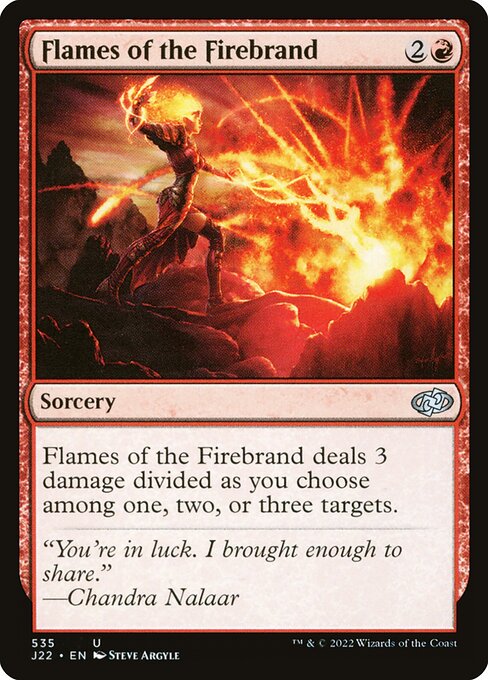 Flames of the Firebrand (j22) 535