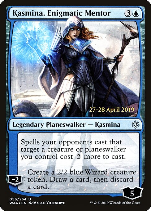Kasmina, Enigmatic Mentor (War of the Spark Promos #56s)