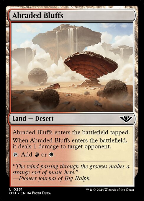 Abraded Bluffs (otj) 251