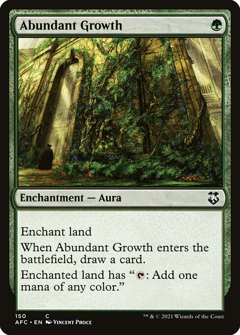 Abundant Growth (Forgotten Realms Commander #150)