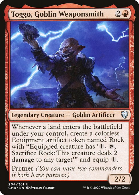 Toggo, Goblin Weaponsmith (cmr) 204