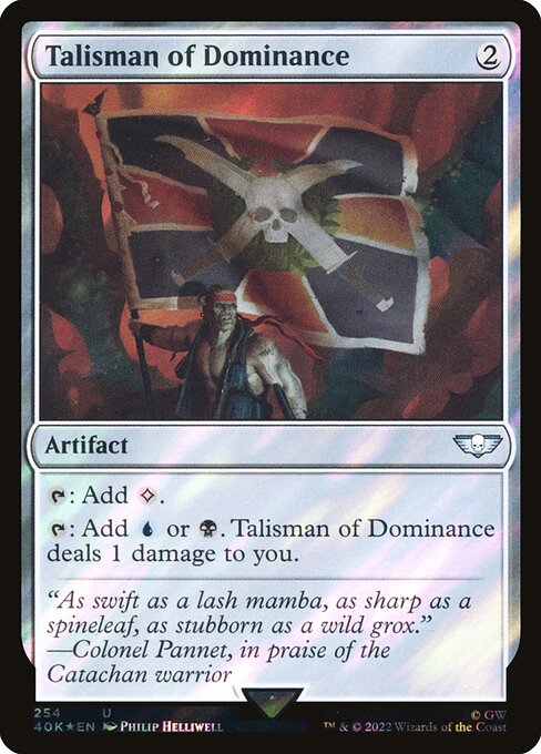 Talisman of Dominance (Warhammer 40,000 Commander #254★)