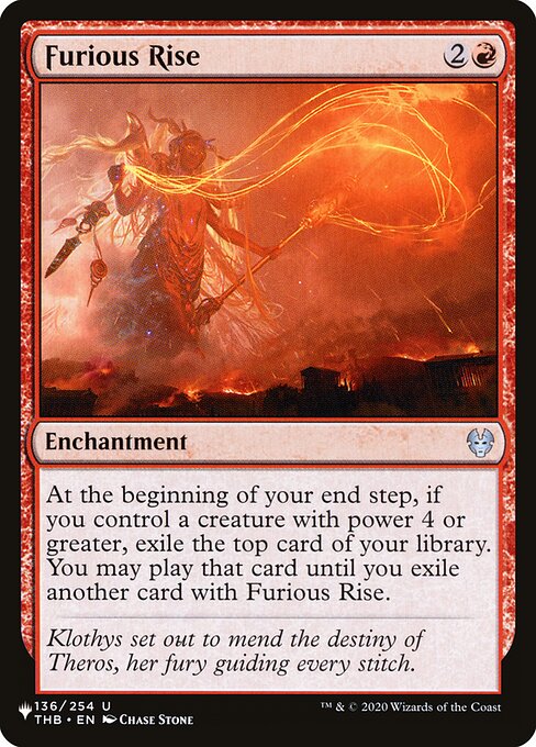 Ascension furieuse (The List)