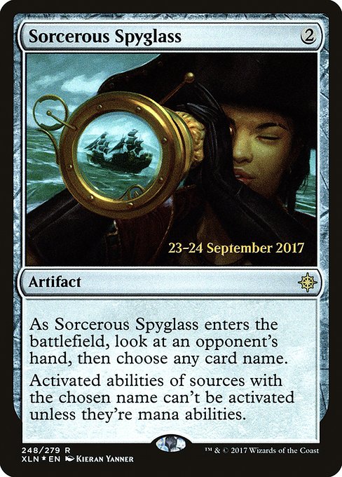 Sorcerous Spyglass (Ixalan Promos #248s)
