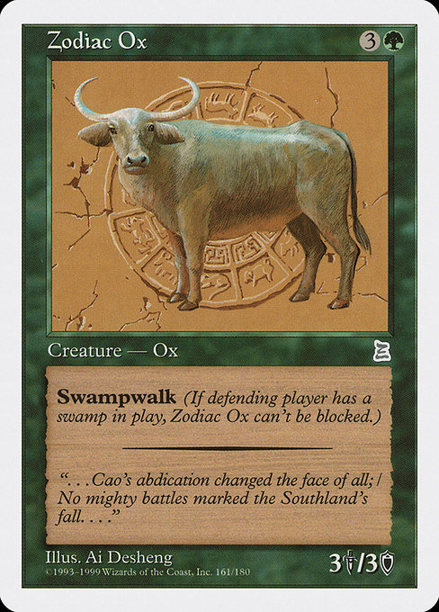 Zodiac Ox card image