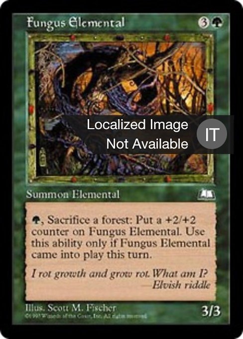 Fungus Elemental (Weatherlight #128)