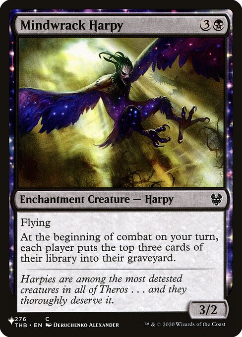 Harpie de tourmental (The List)