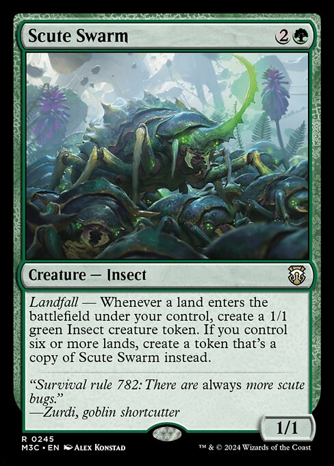 Scute Swarm (Modern Horizons 3 Commander #245)