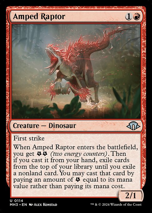 Amped Raptor (Modern Horizons 3 #114)