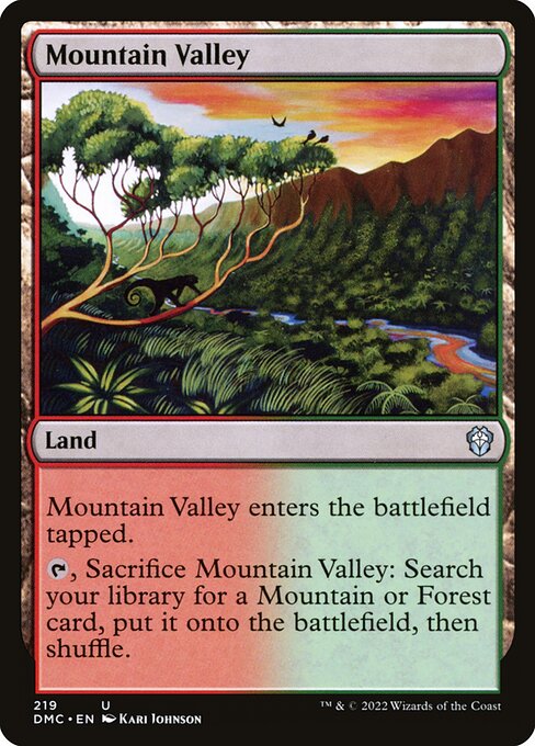 Vallée forestière|Mountain Valley