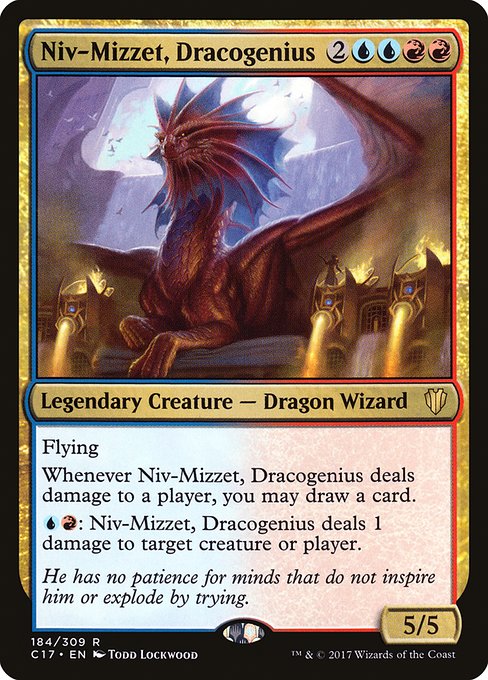 Niv-Mizzet, Dracogenius (Commander 2017 #184)