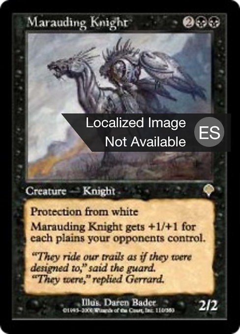 Marauding Knight (Invasion #110)