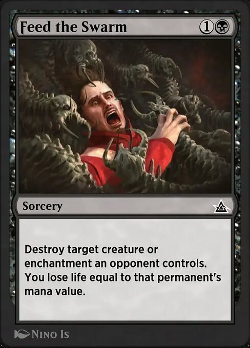 Feed the Swarm magic the gathering card art