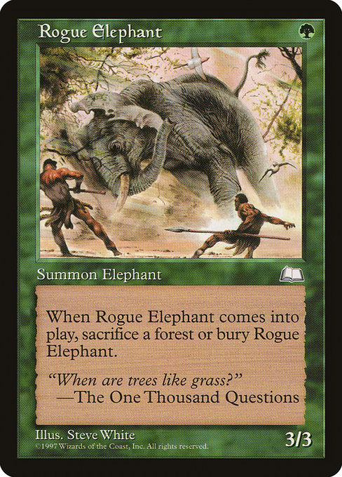 Rogue Elephant card image