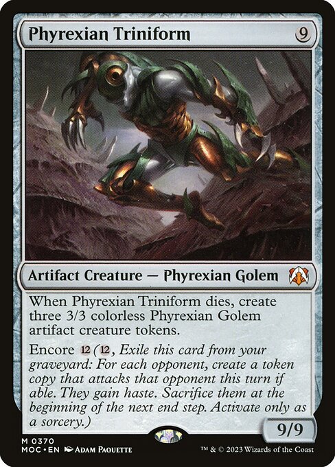 Phyrexian Triniform (March of the Machine Commander #370)