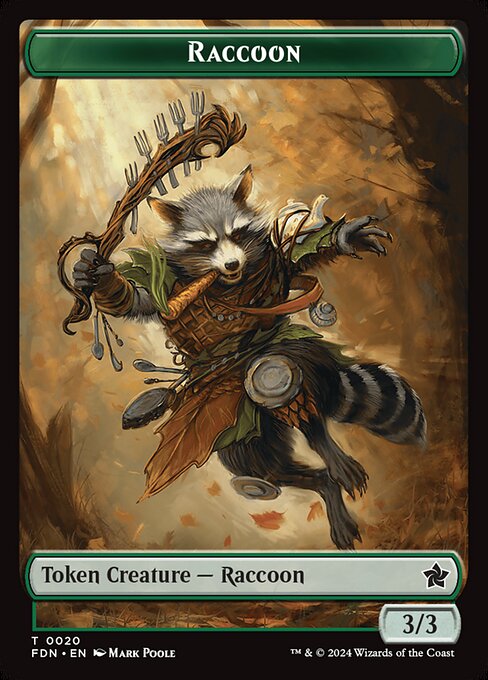 Raccoon (Foundations Tokens #20)