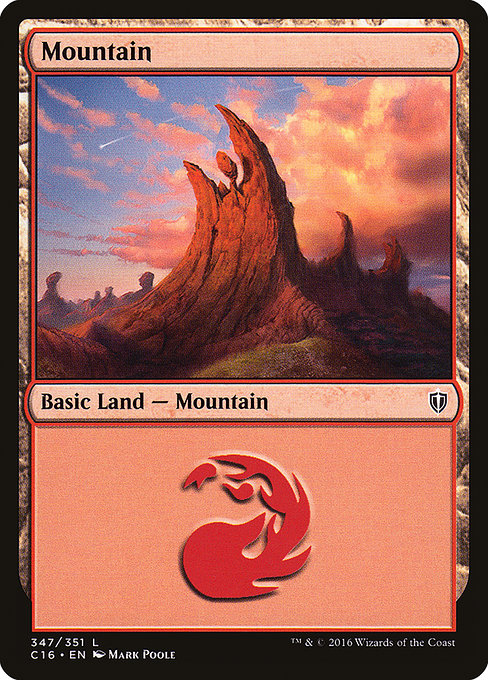 Mountain (Commander 2016 #347)