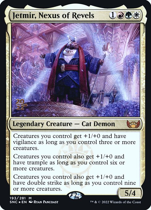 Jetmir, Nexus of Revels (Streets of New Capenna Promos #193s)