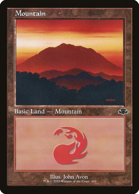 Mountain (409) (Retro Frame)