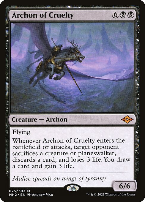 Archon of Cruelty card image