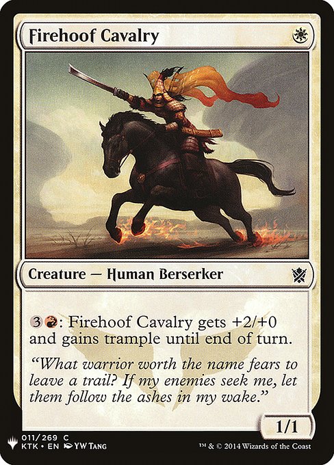 Firehoof Cavalry (Mystery Booster #112)