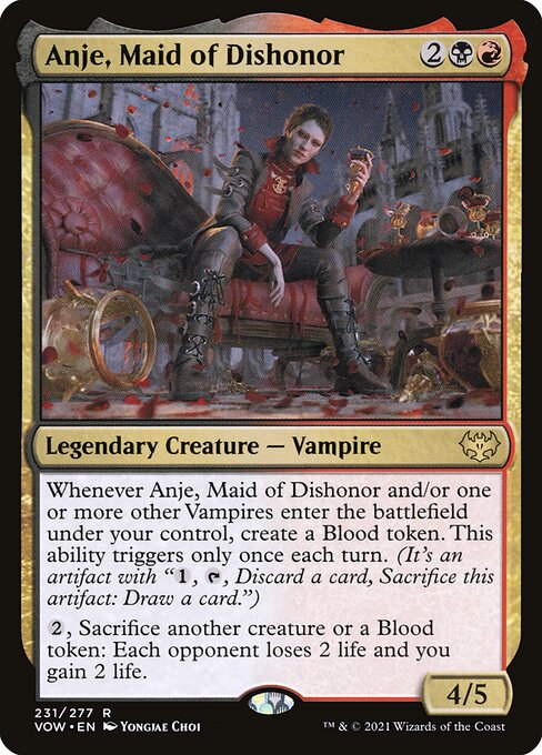 Anje, Maid of Dishonor (vow) 231 Anje, Maid of Dishonor (vow) 231