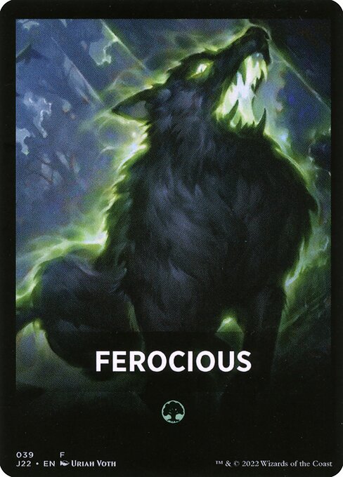 Ferocious (Jumpstart 2022 Front Cards #39)