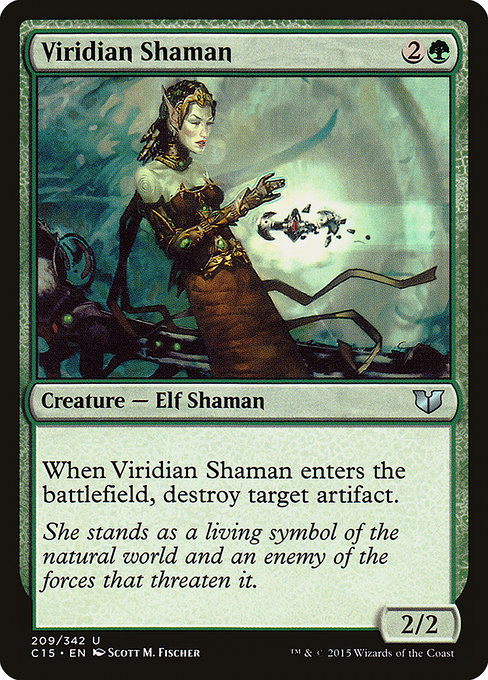 Viridian Shaman (Commander 2015 #209)