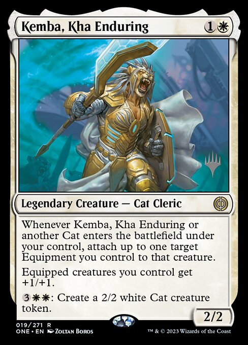 Kemba, Kha Enduring (Phyrexia: All Will Be One Promos #19p)