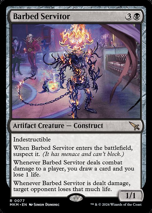 Barbed Servitor (mkm) 77 Barbed Servitor (mkm) 77