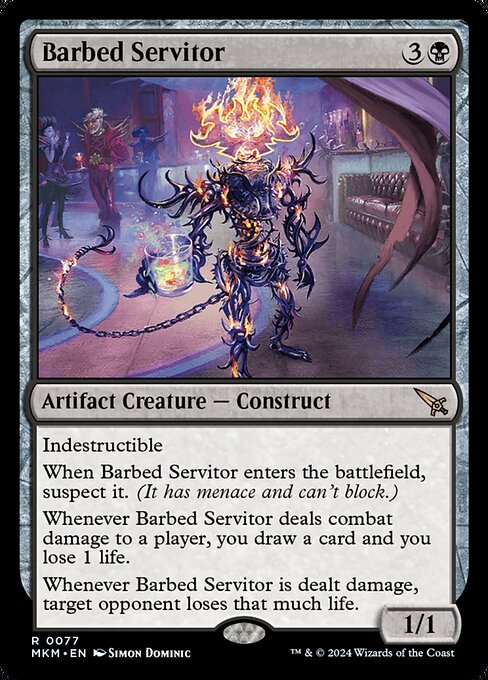 Barbed Servitor (Murders at Karlov Manor #77)