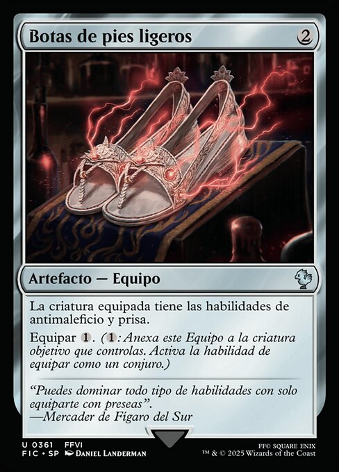 Botas de pies ligeros