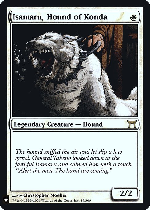 Isamaru, chien de Konda|Isamaru, Hound of Konda