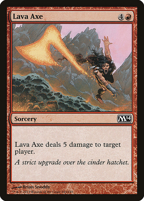 Lava Axe (Magic 2014 #143)