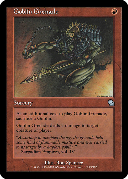 Goblin Grenade (Masters Edition #95)
