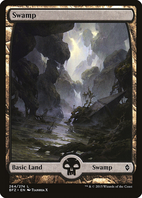 Swamp (Battle for Zendikar #264)