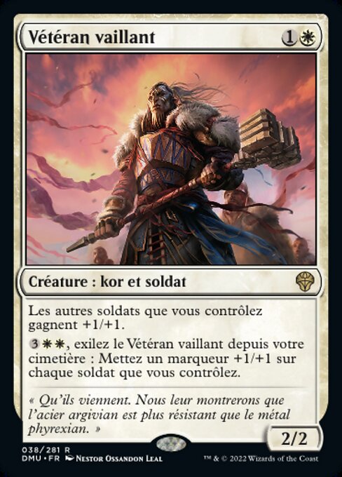 Valiant Veteran (Dominaria United #38)