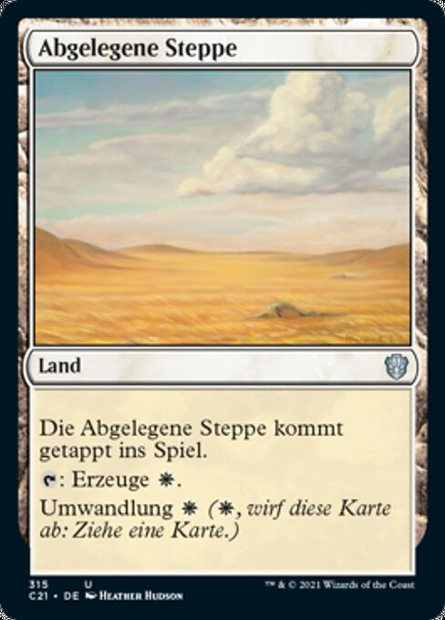 Secluded Steppe (Commander 2021 #315)