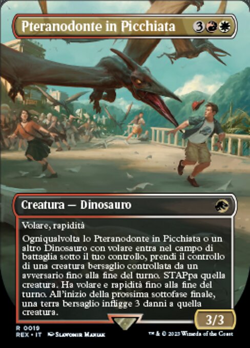 Pteranodonte in Picchiata