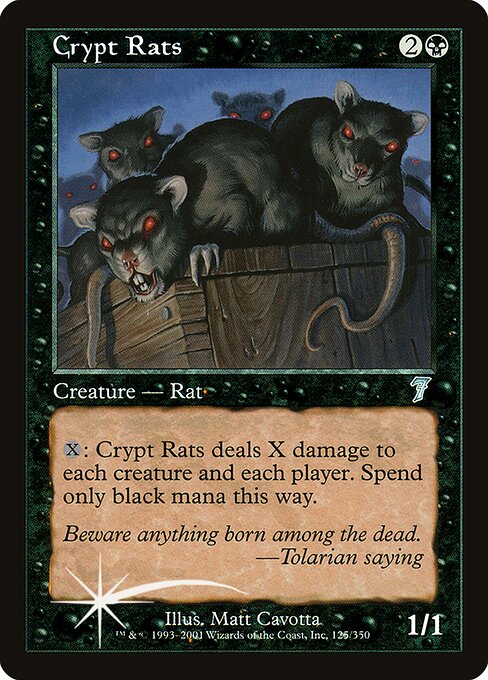 Crypt Rats (Seventh Edition #125★)